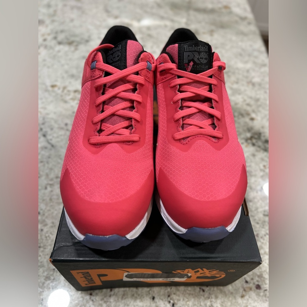 Timberland PRO Women’s Overdrive Pink Composite Toe Safety Work Shoes (NEW)